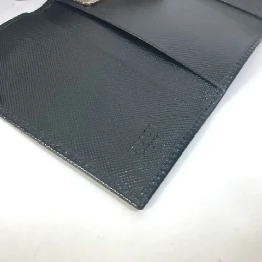 Prada Vintage Pre-owned Fabric key-holders Black Dames