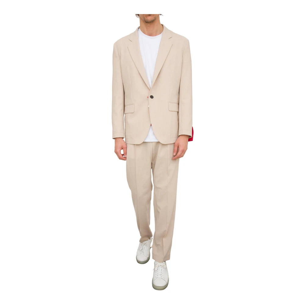 Hugo Boss Stijlvolle Beige Jassen voor Mannen Beige Heren