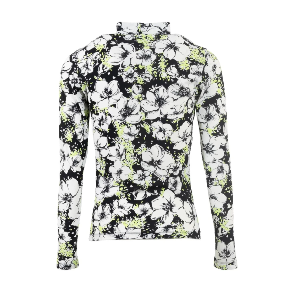 Moschino Gedrukt Polo Shirt met Merkvermeldingen Multicolor Dames