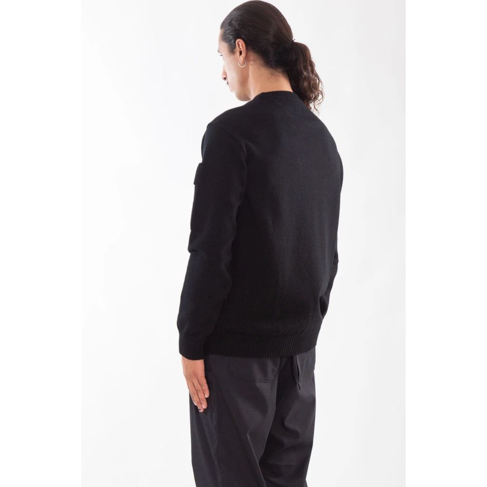 C.P. Company Luxe Woltrui in 999 Black Heren
