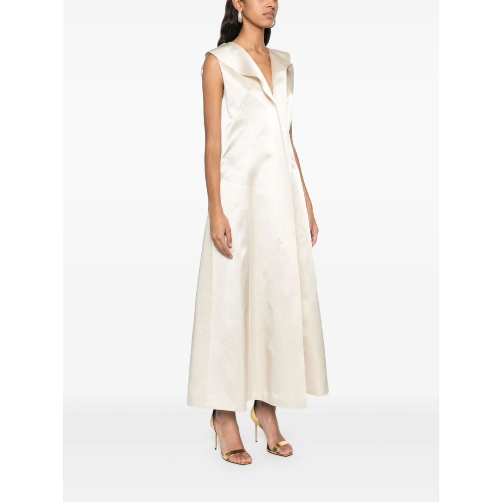 Philosophy di Lorenzo Serafini Ivoor Jurk Dameskleding Beige Dames