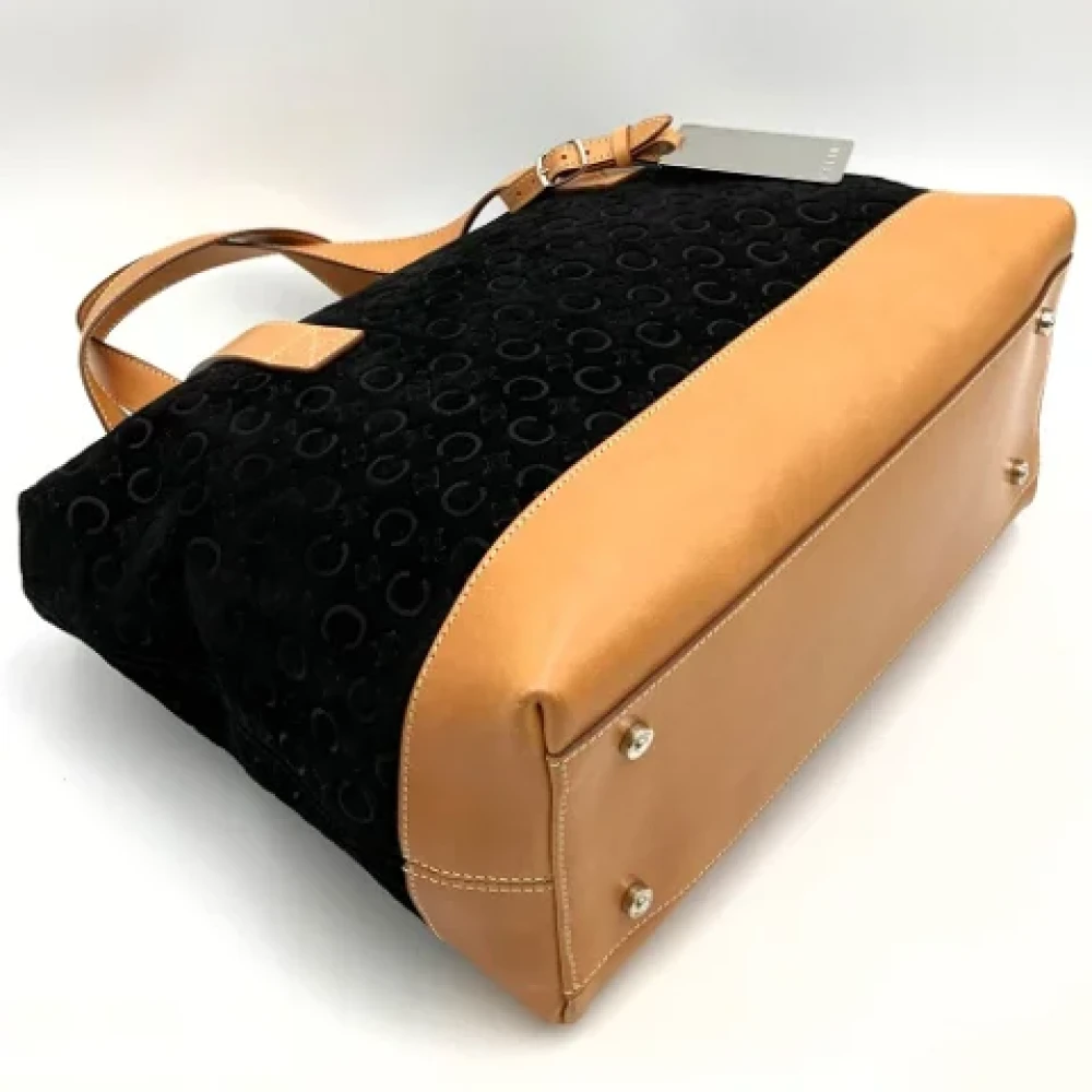 Celine Vintage Pre-owned Leather totes Black Dames