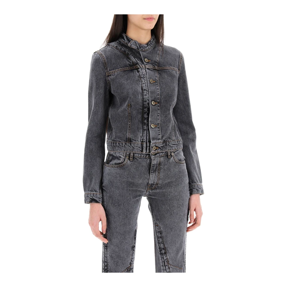 Y Project Denim Jackets Black Dames