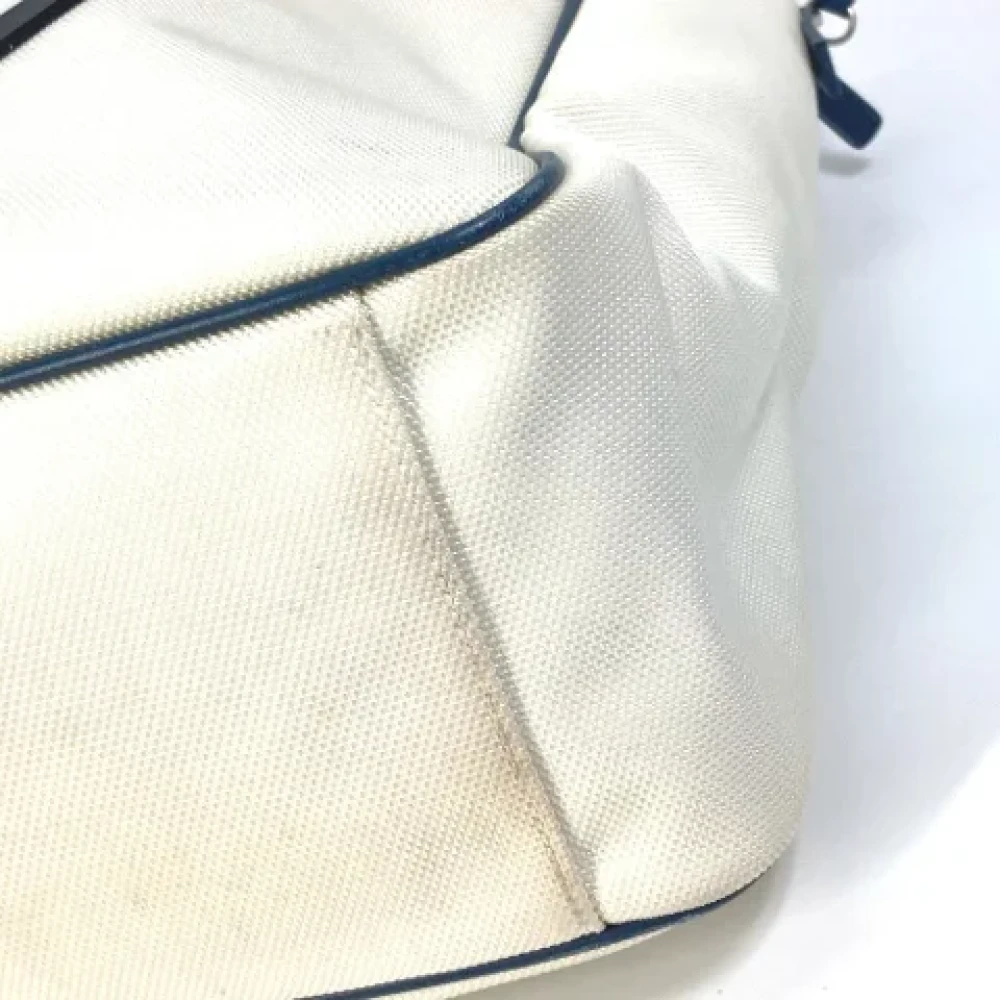 Chanel Vintage Pre-owned Canvas totes White Dames