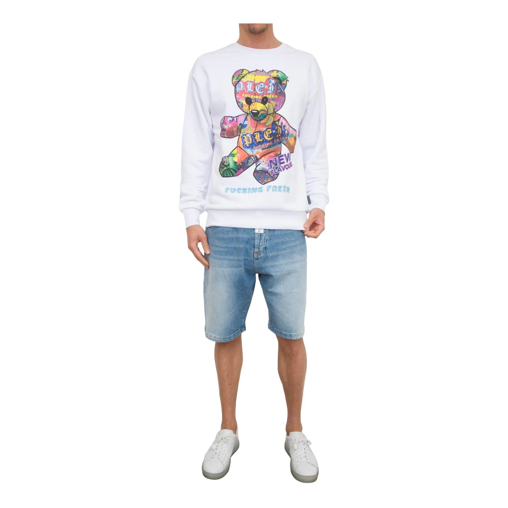 Philipp Plein Formentera Fit Denim Shorts Blue Heren