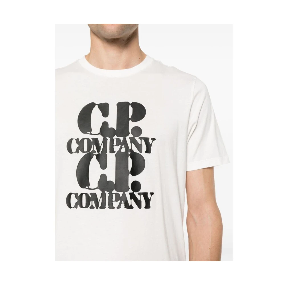 C.P. Company T-shirt met logo print White Heren