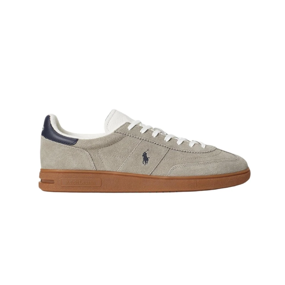Polo Ralph Lauren Men's Gray Sneakers, 11 Uk, Bedford Trainers