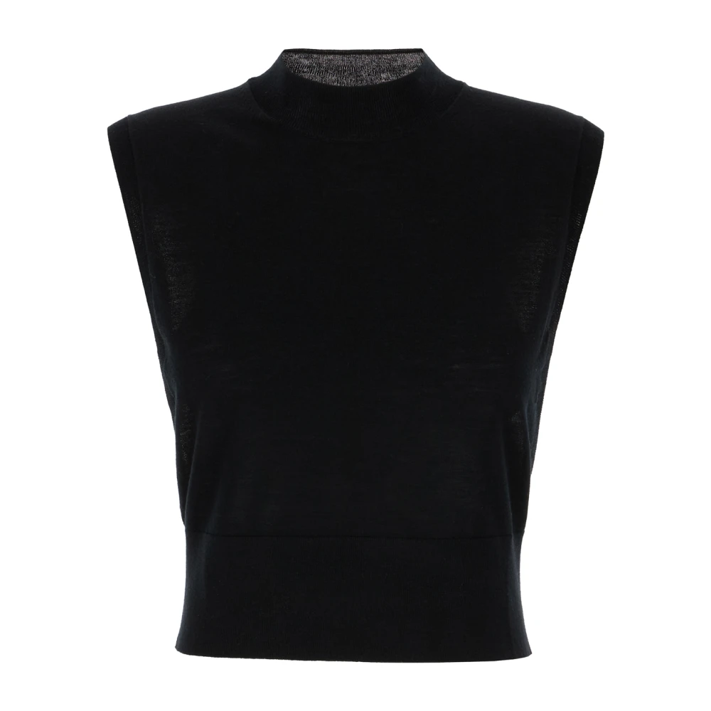 SPORTMAX Stijlvolle Gebreide Collectie voor Jou Black Dames