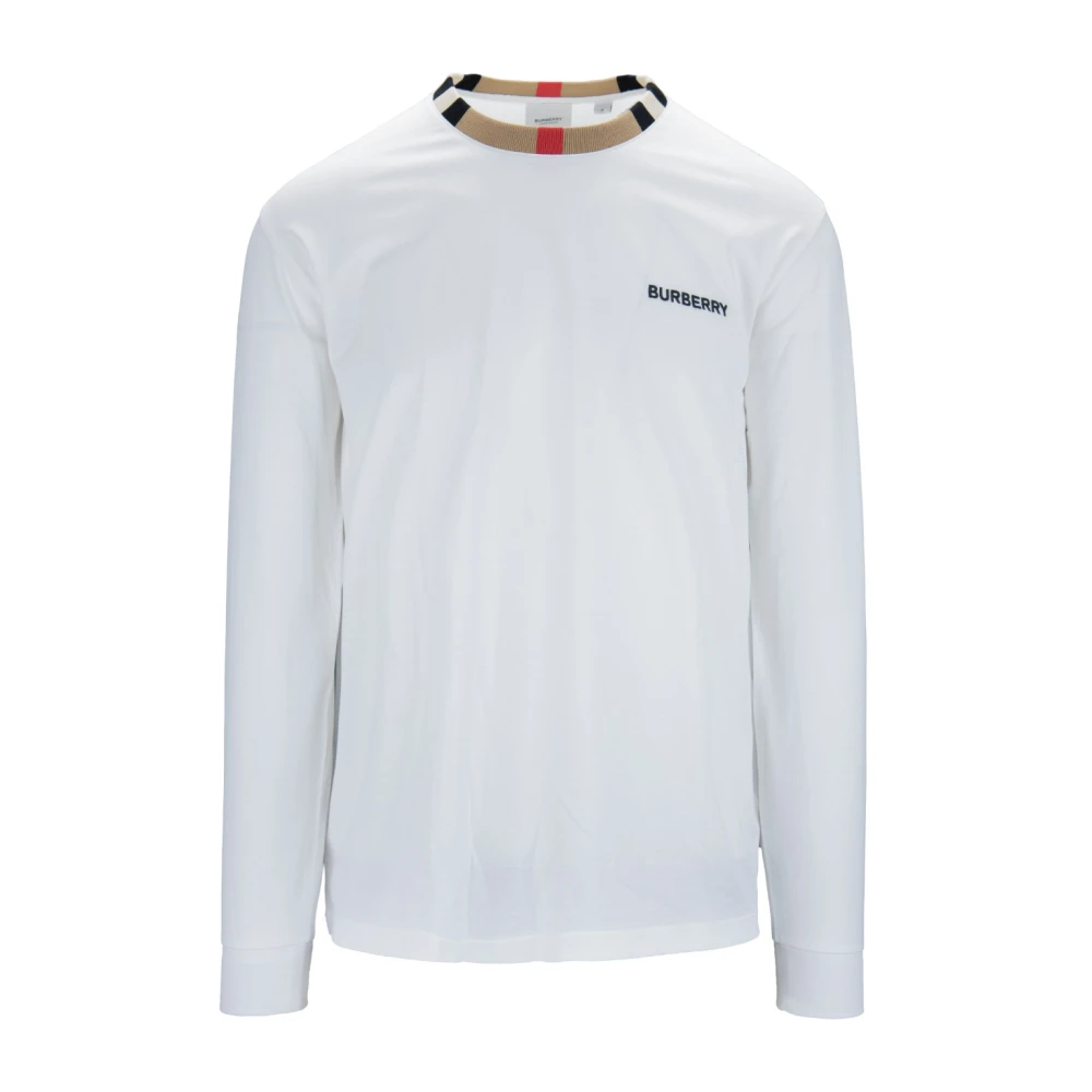 Burberry Heren Crewneck Sweater White Heren
