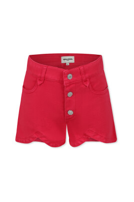 fuchsia-casual-shorts-with-snap-buttons