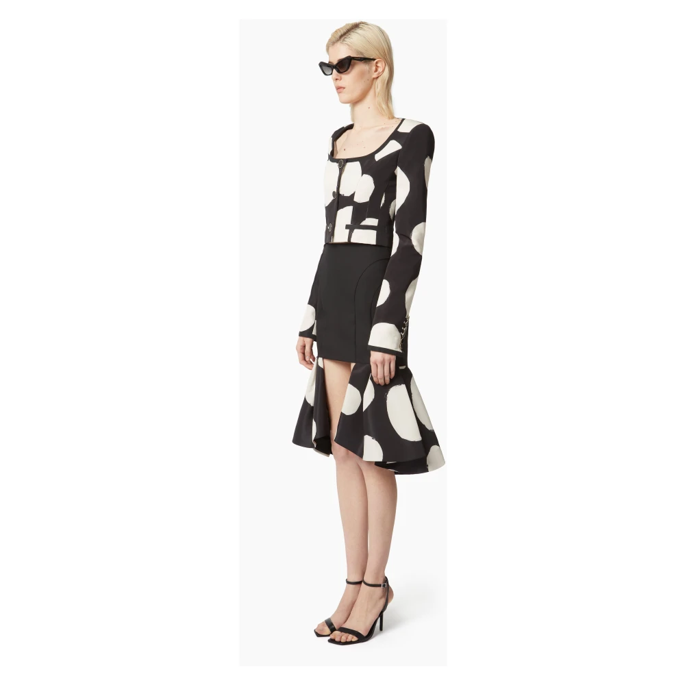 Nina Ricci Korte jas met rond Black Dames