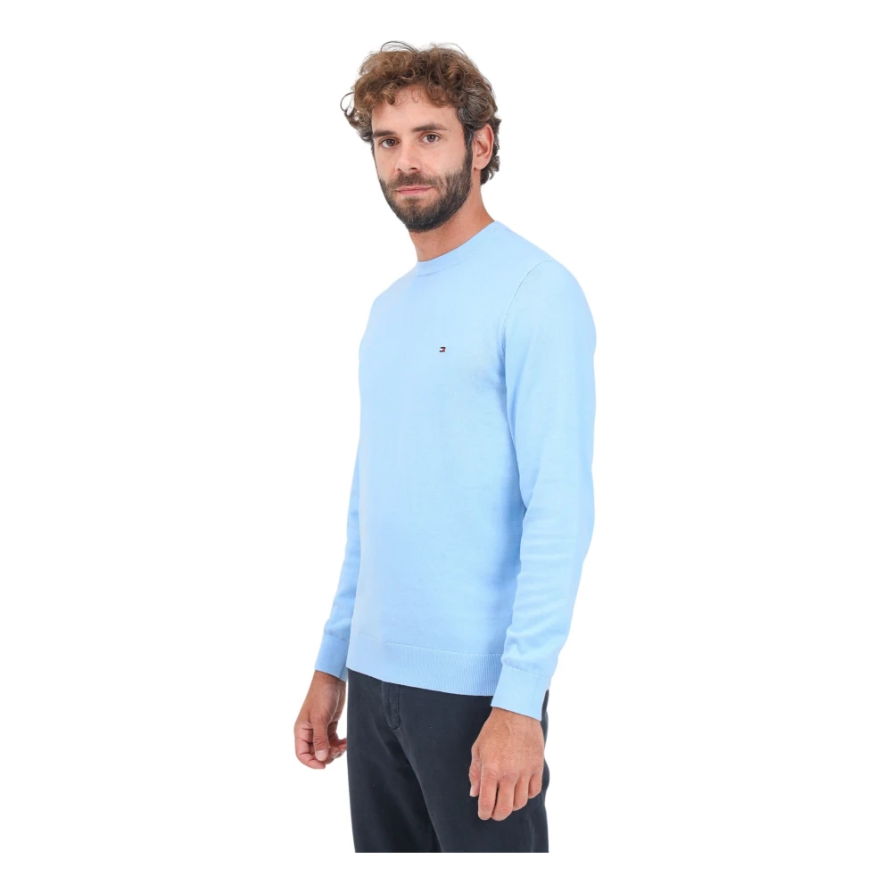 Tommy Hilfiger 1985 Collectie Blauwe Crewneck Sweater Blue Heren