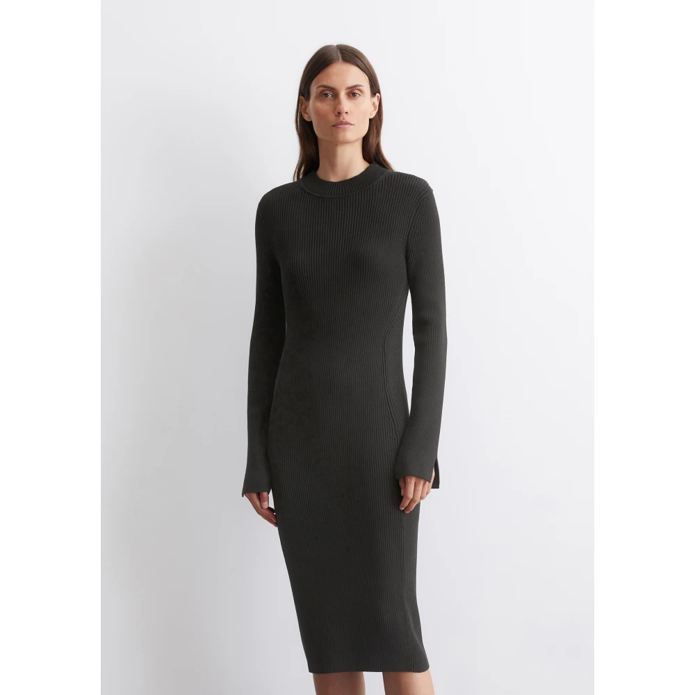 Marc O'Polo Gebreide jurk slim Black Dames