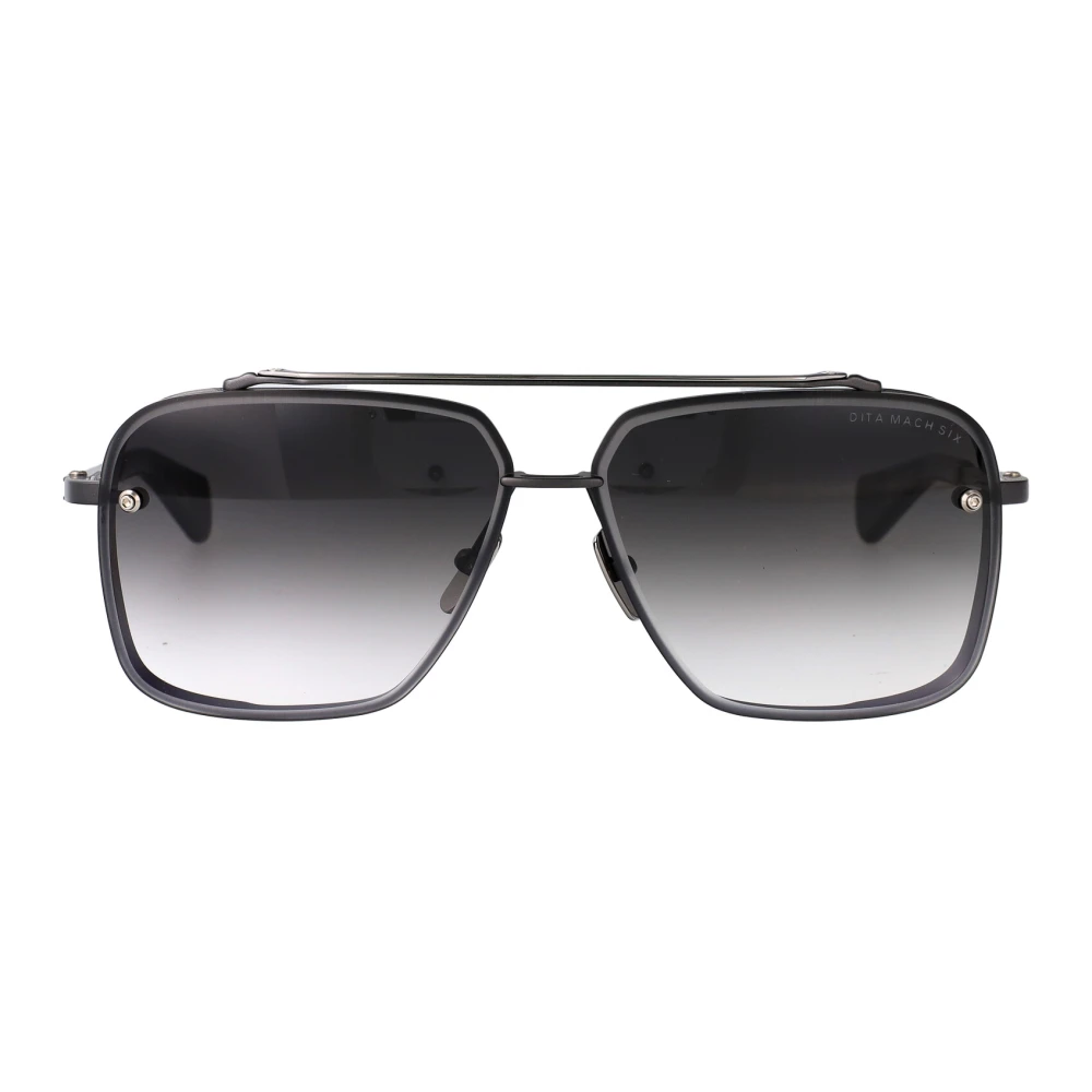 Dita Unisex Black Sunglasses, 62 Mm, Stylish Mach-Six Sunglasses