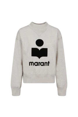 Cotton Moby Sweatshirt med logotyp