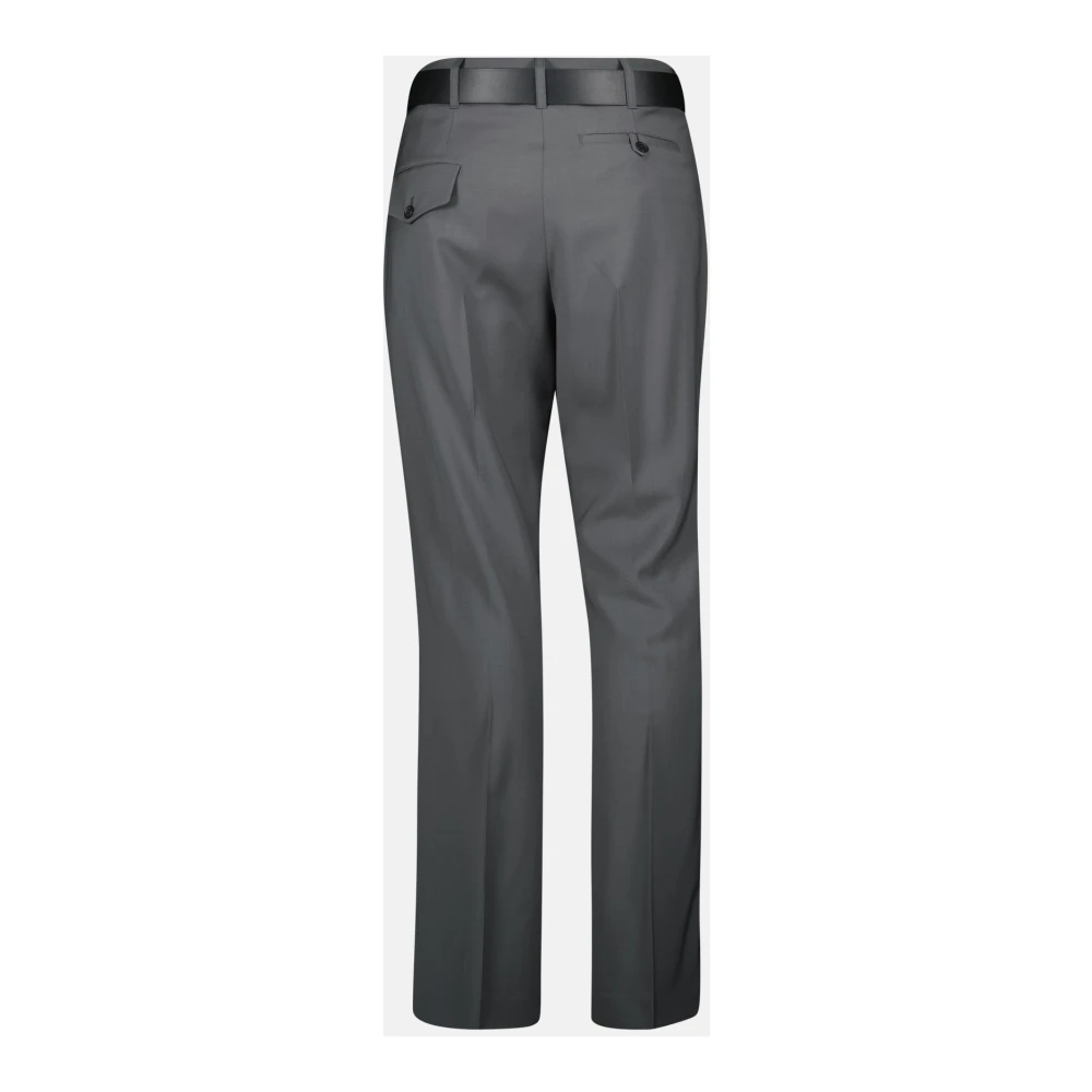 Moschino Grijze Wolle Stadsbroek Lente-Zomer 2025 Gray Dames