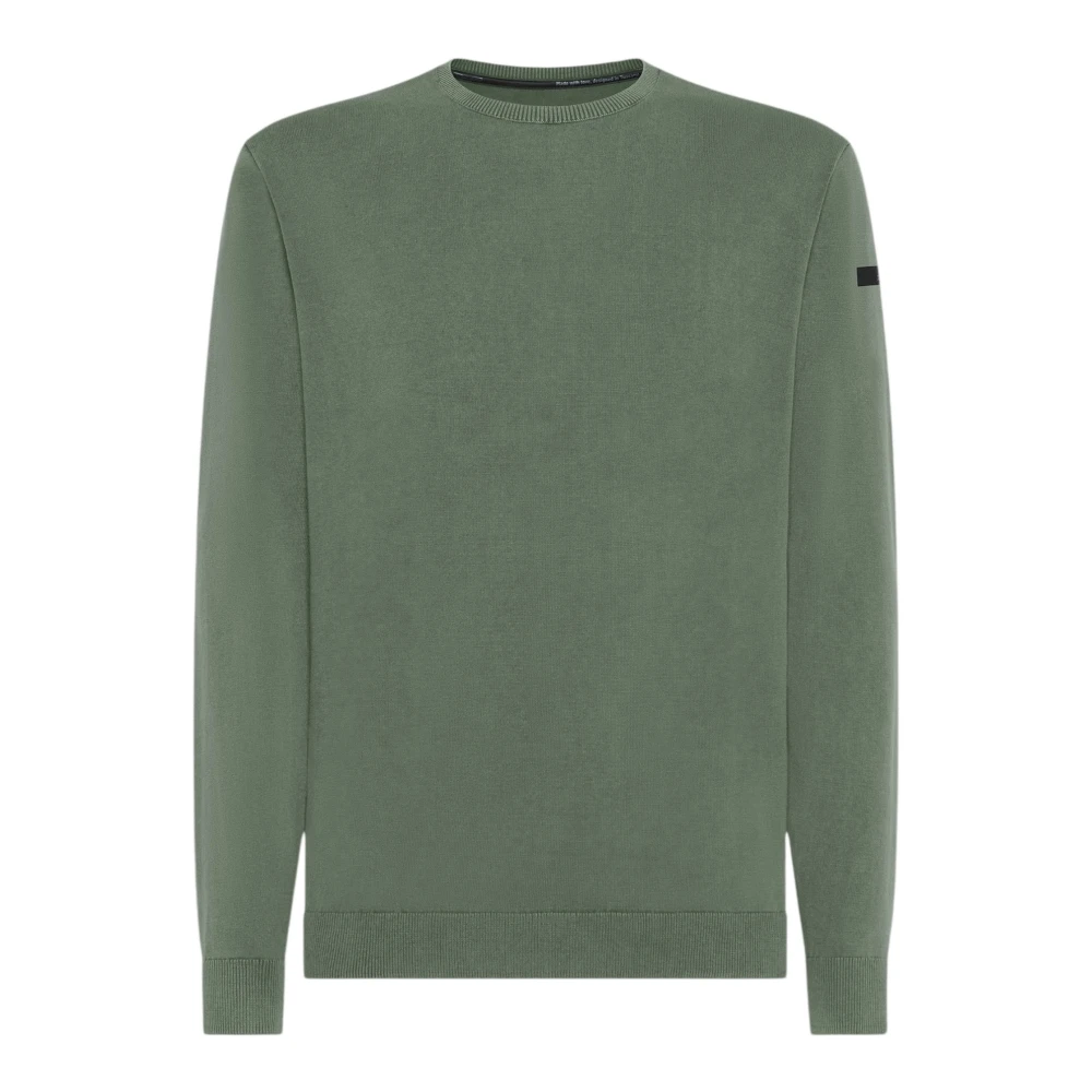 Rrd Mannelijk Groente Truien & Vesten Heren, Groen, L, Techno Wash Round 16 Knit