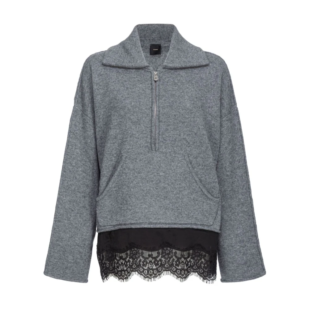 Pinko Stijlvolle Sweaters Collectie Gray Dames