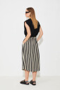 jupe-rayee-taille-elastique-viscose