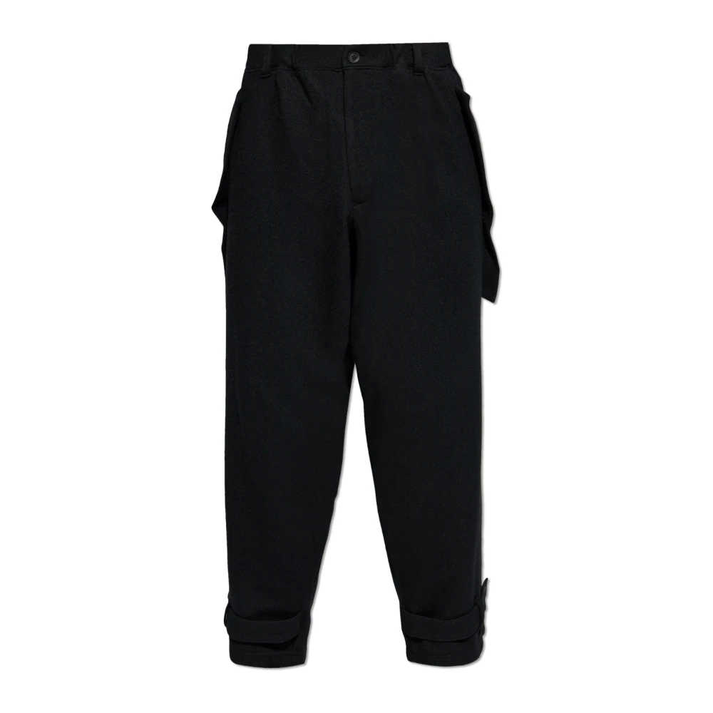 Y-3 Wijdvallende broek Black Heren