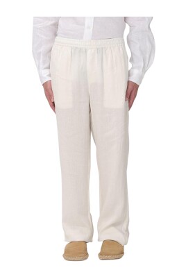 pantalon-casual-en-lin-blanc