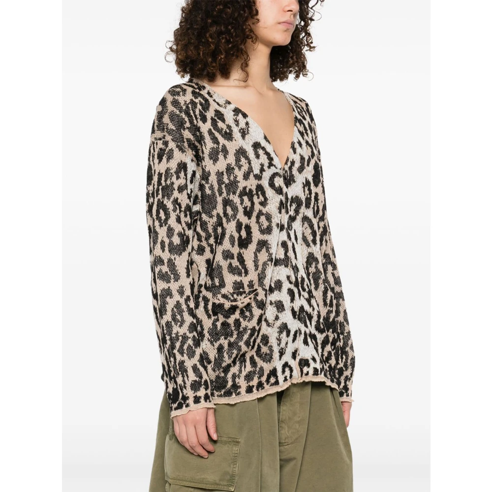 R13 Klassieke Gebreide Vest voor Mannen Multicolor Dames