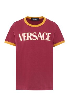 t-shirt-slim-fit-bordeaux-avec-logo