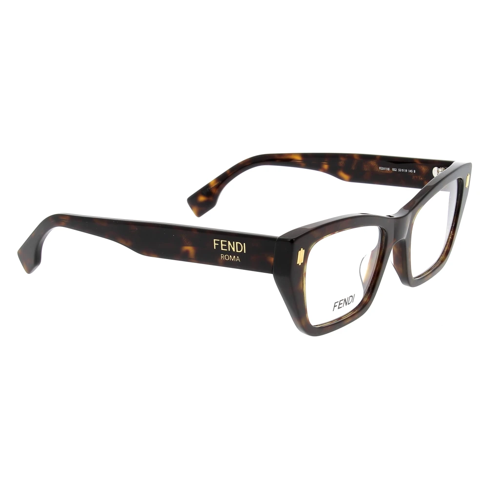 Fendi Unisex Brown Glasses, One Size, Stylish Sunglasses With Unique Design