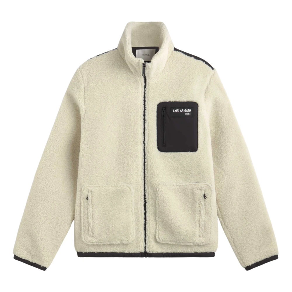 Axel Arigato Functioneel Fleece Jack Beige Heren