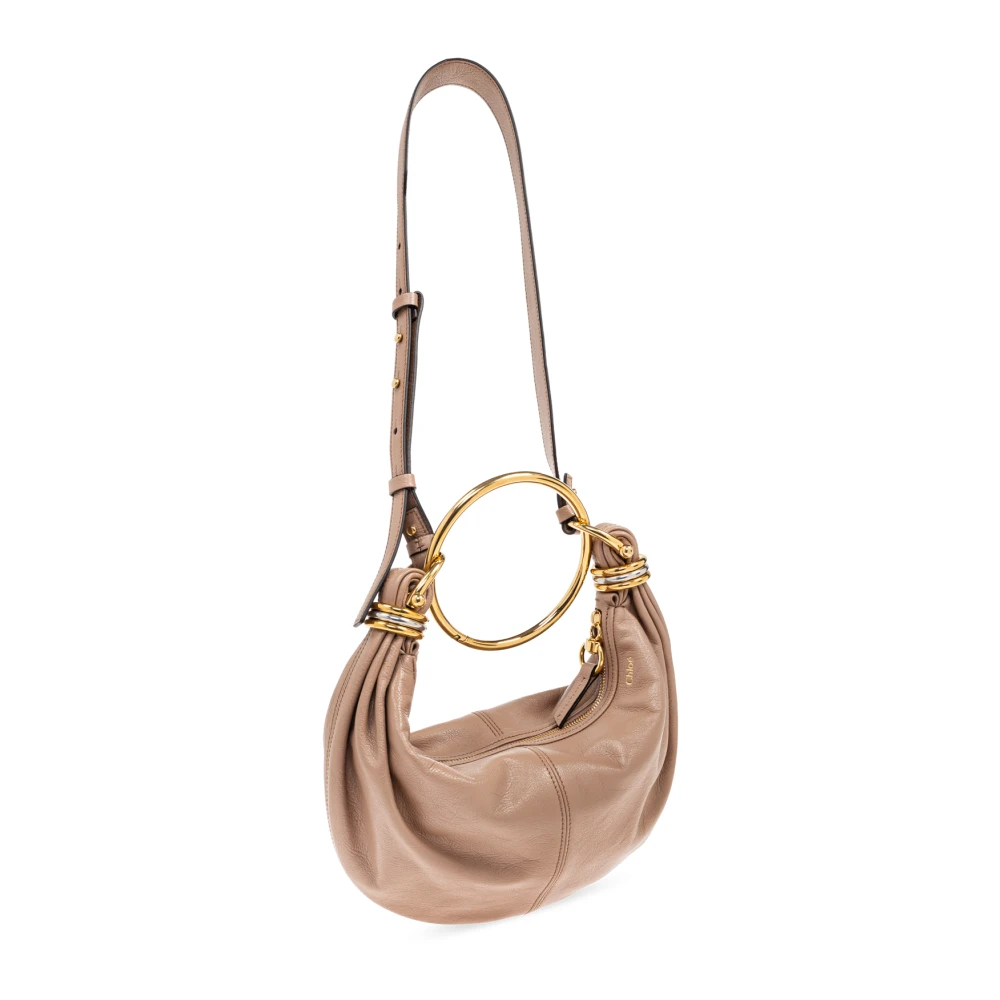 Chloé Handtas Armband Klein Beige Dames