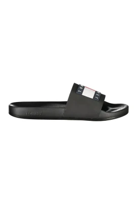 Svart öppen tå sandal för män