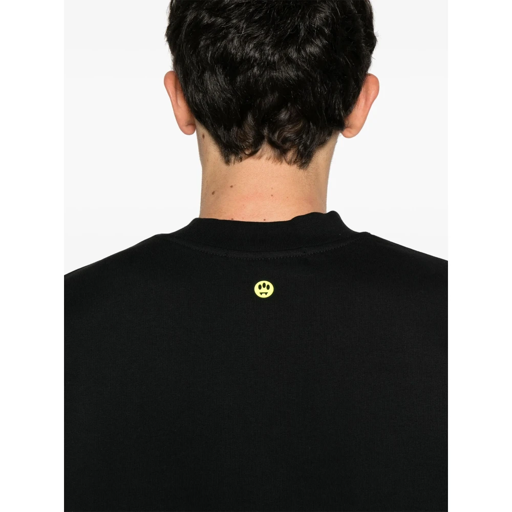 Barrow Zwarte Stijlvolle Sweatshirt voor Mannen Black Heren