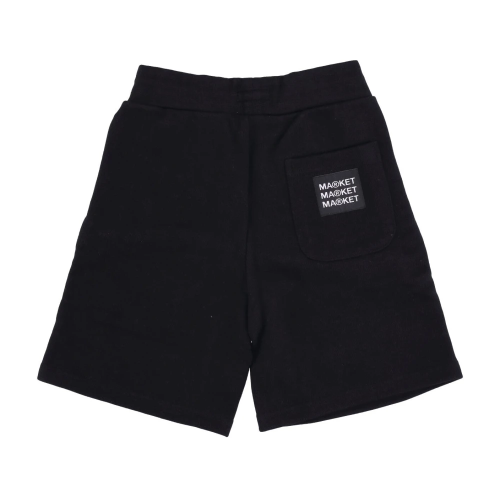 Market Smiley Zwarte Sweatshorts Heren Tracksuit Black Heren