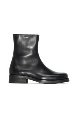 black-leather-square-toe-side-zip