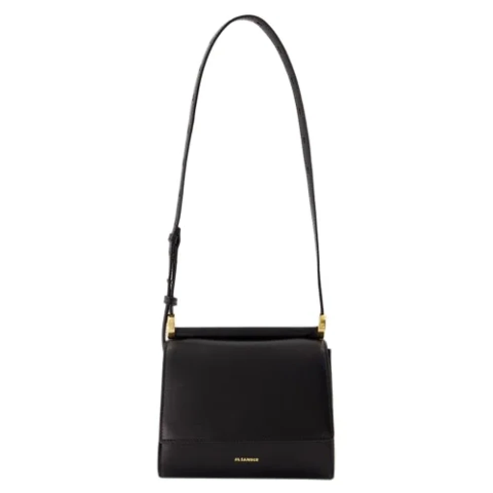 Jil Sander Leather shoulder-bags Black Dames