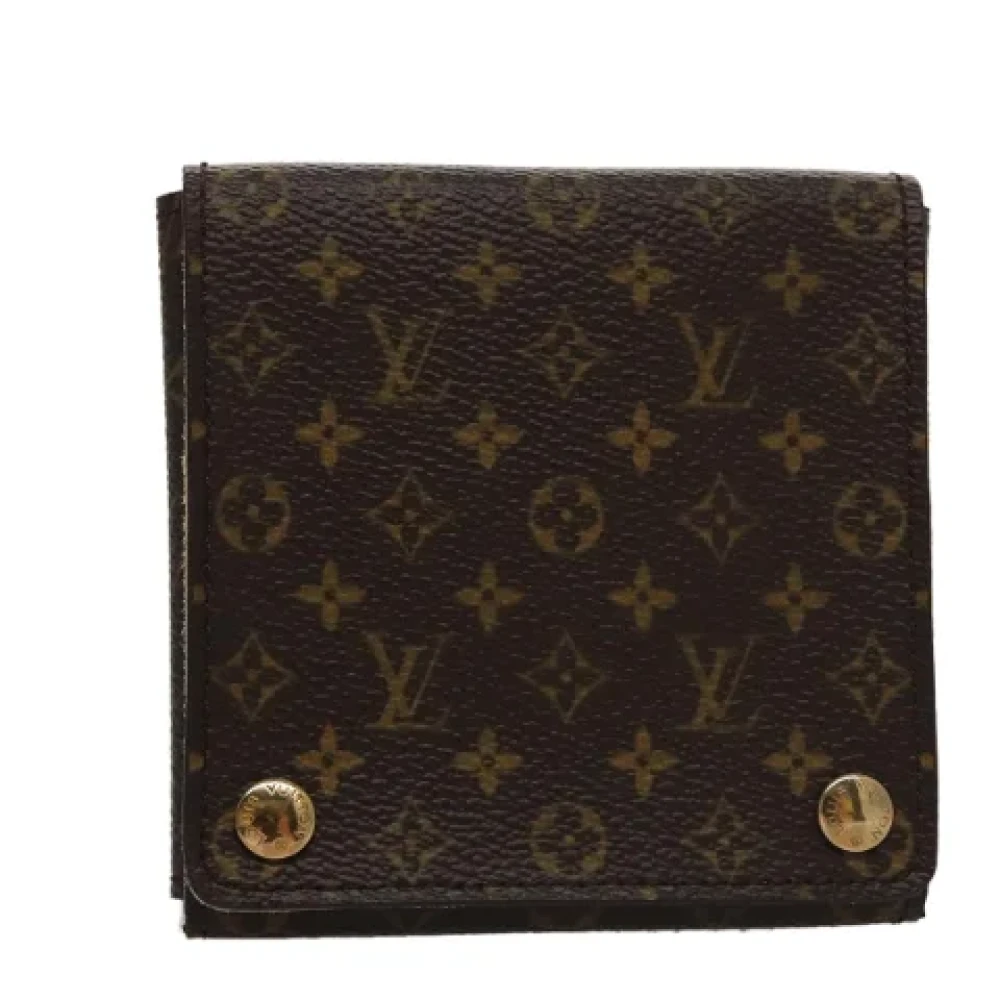 Louis Vuitton Vintage Pre-owned Canvas pouches Brown Dames