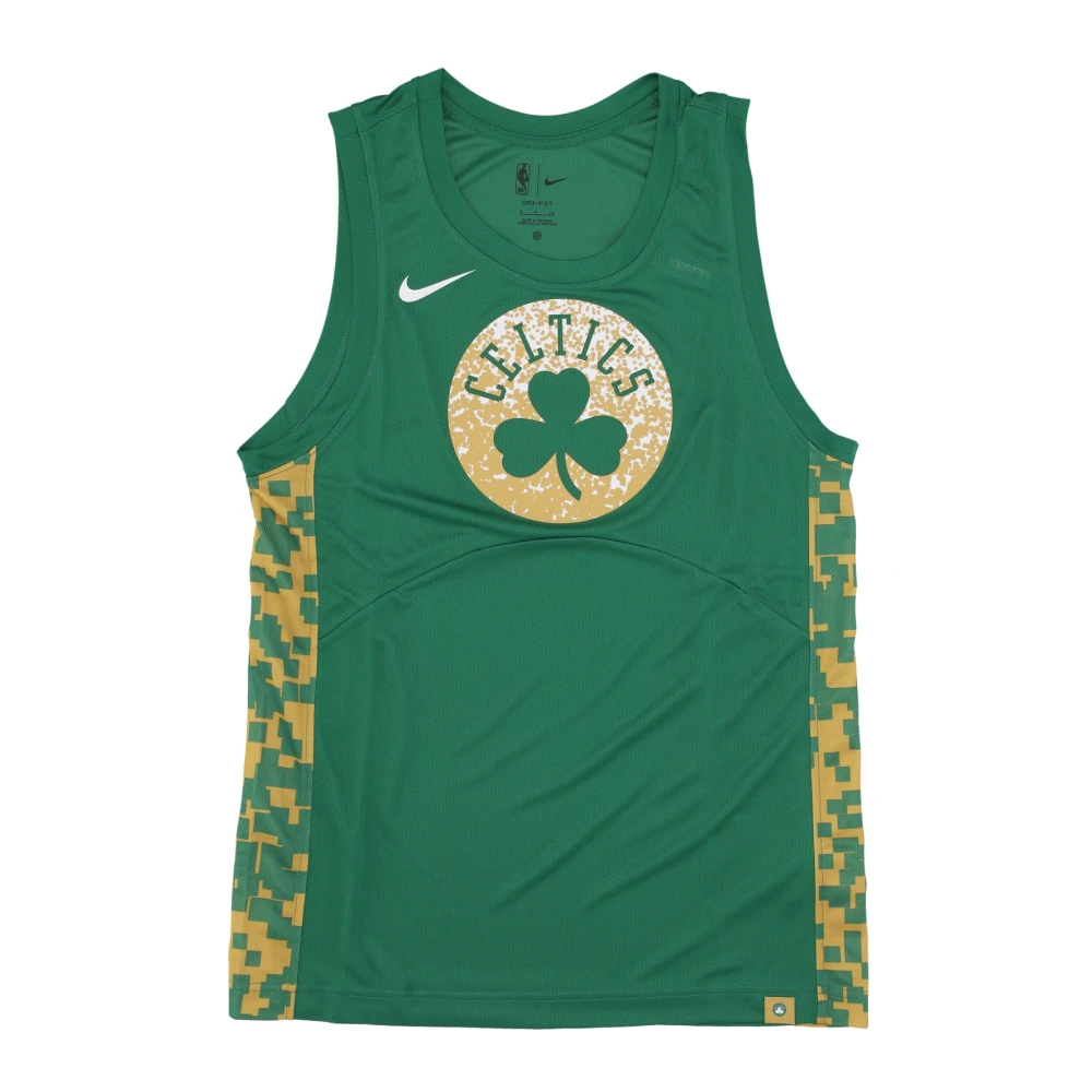 Nike Boston Celtics Basketbal Tanktop Green Heren