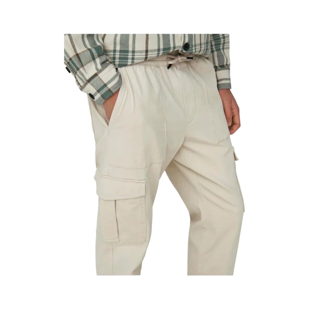 Only & Sons Casual Chino Broek Gray Heren