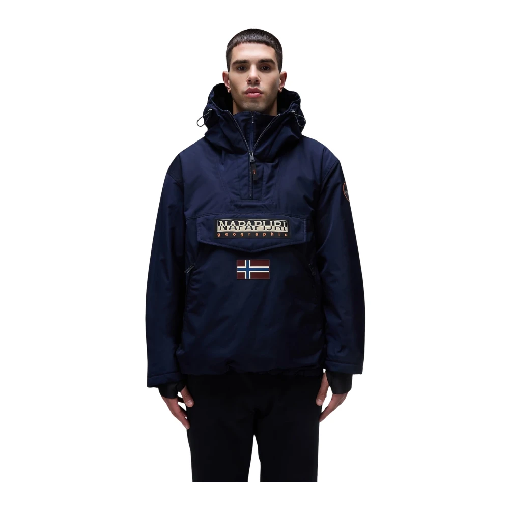 Napapijri Men's Blue Rainforest Next Anorak Jacket