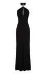 black-red-carpet-dress-with-flared-skirt