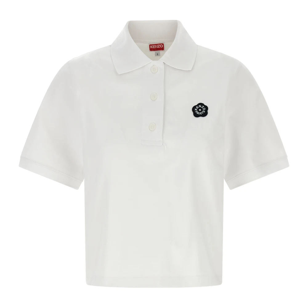 Kenzo Women's White Boke Flower 2.0 Embroidered Polo