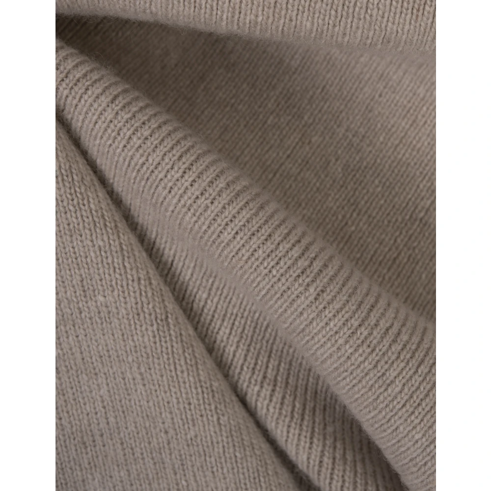 Palm Angels Luxe Bruine Sweater met Ecru Strepen Brown Heren