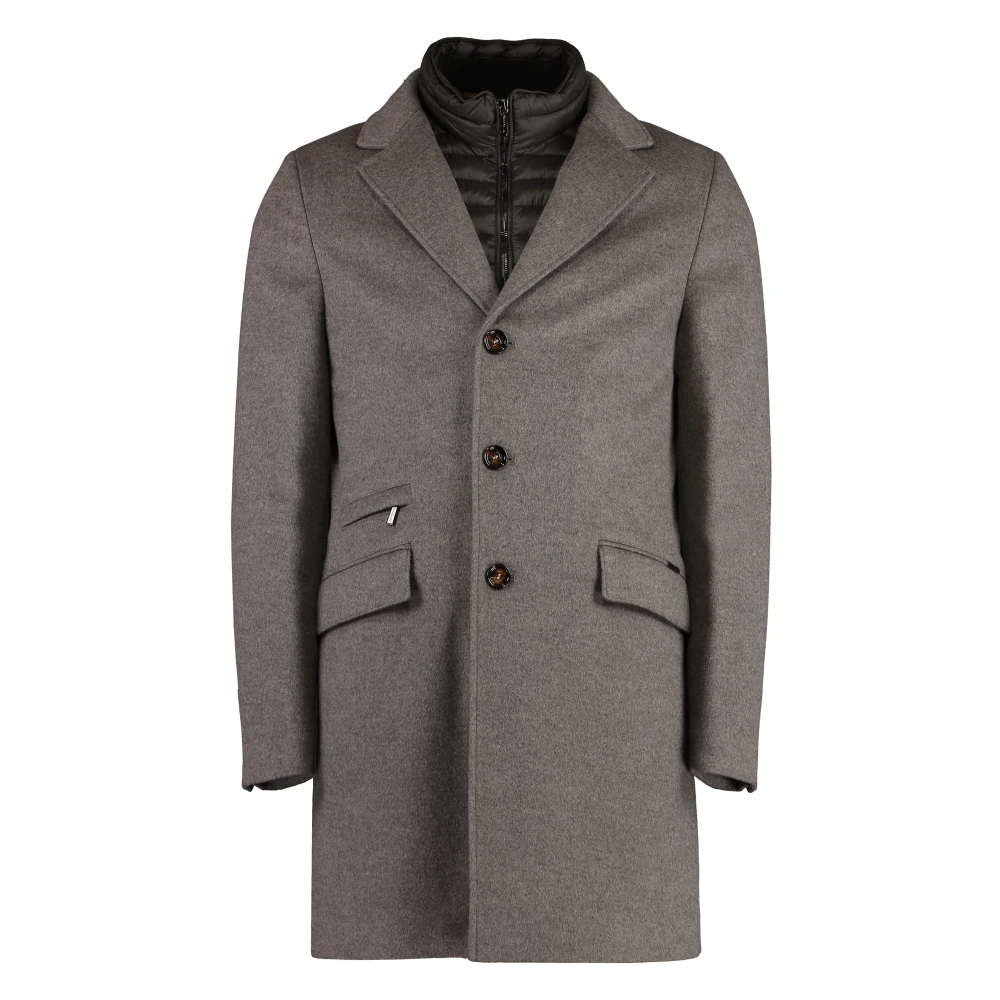 Coats > Single-Breasted Coats - - Moorer - Modalova