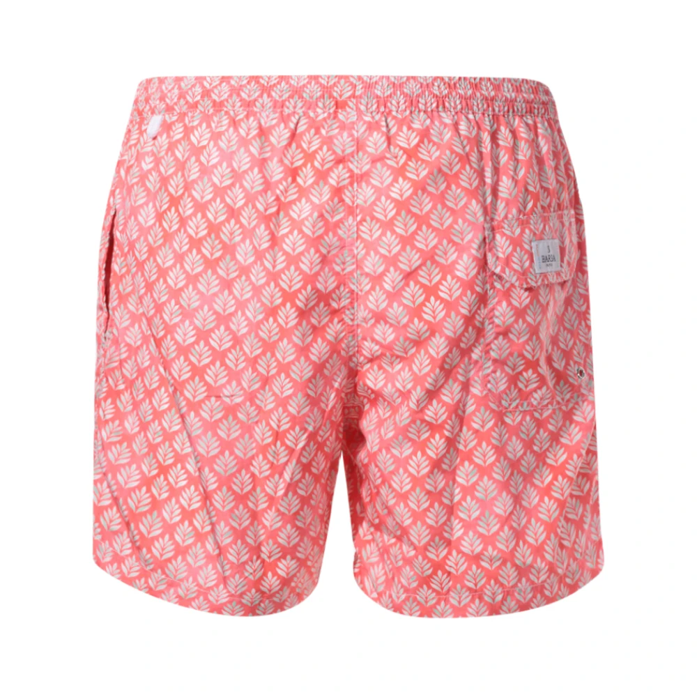 Barba Oranje Strand Shorts Elastische Taille Multicolor Heren