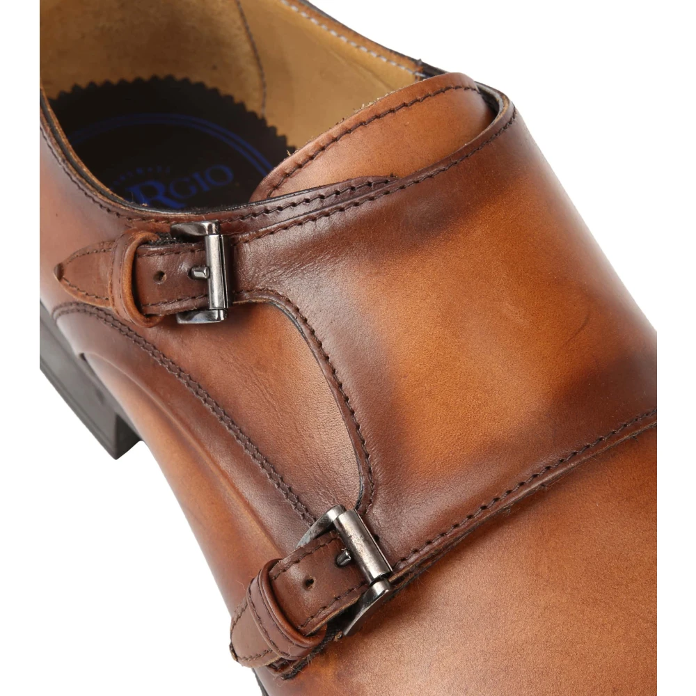 Giorgio Scandicci Schoen Monk -band Brown Heren