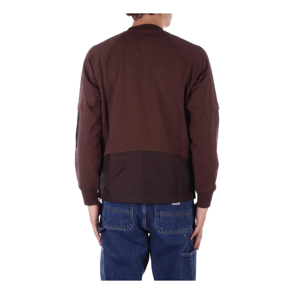C.P. Company Bruine Metropolis Sweater met Unieke Zakken Brown Heren