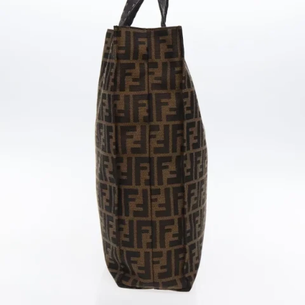 Fendi Vintage Pre-owned Canvas fendi-bags Brown Dames