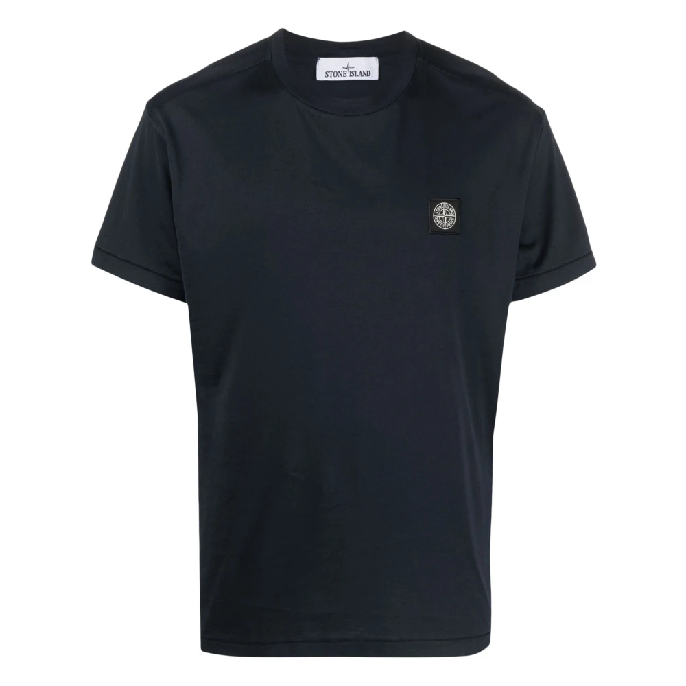 Stone Island Casual Katoenen T-shirt Black Heren