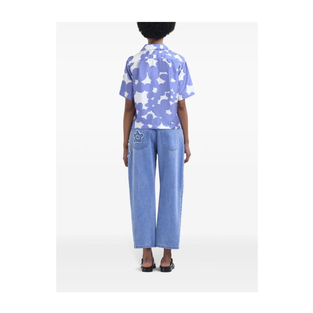 Marni Zijden Shirt Elegant Ontwerp Multicolor Dames