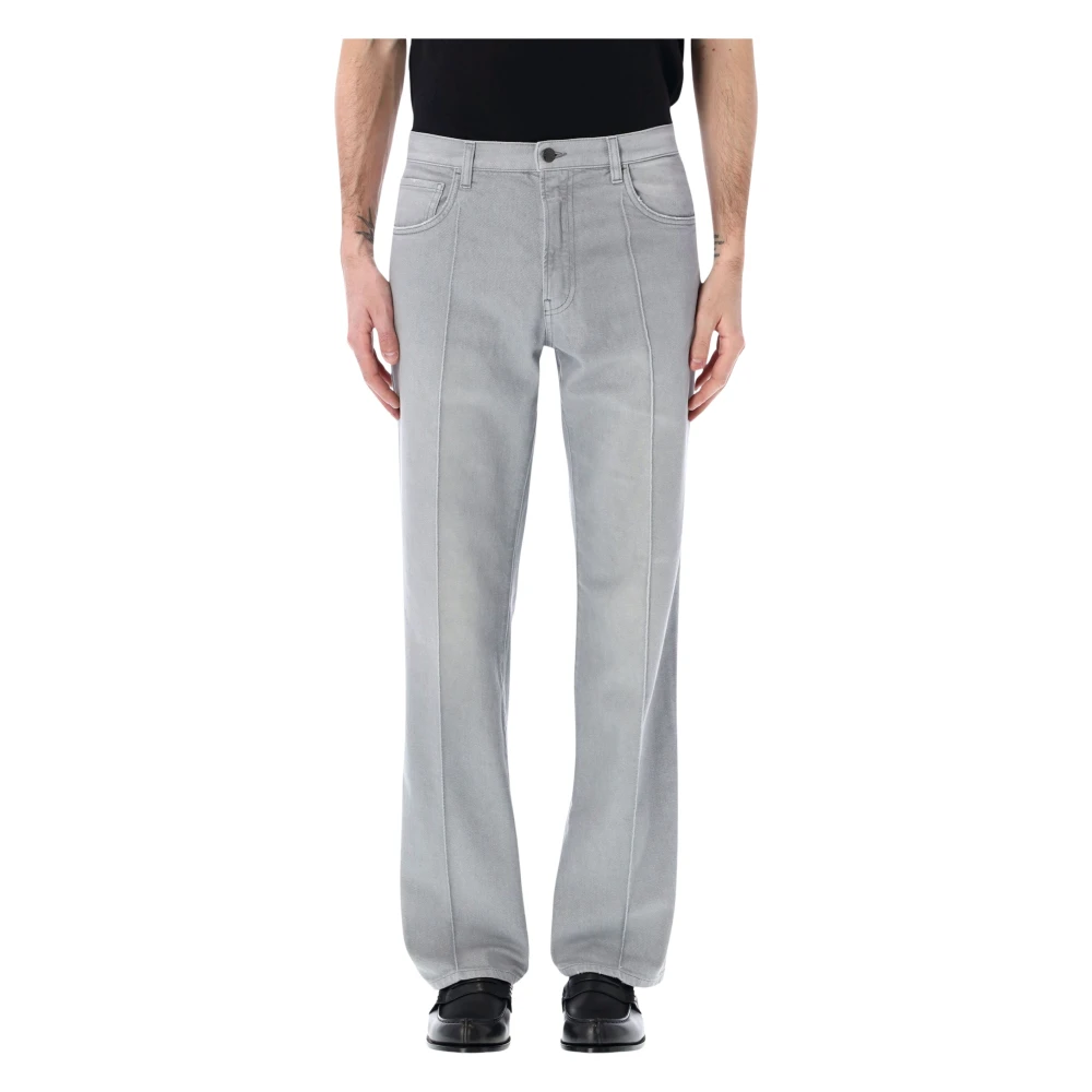 Prada Jeans - Male - Straight Fit Jeans - Gray - W30 - Jeans